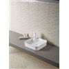 Docciabox Lavabo in ceramica quadrato da appoggio 430 x 430 mm