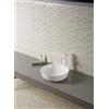 Docciabox Lavabo in ceramica rotondo da appoggio diametro 415 mm
