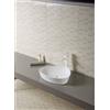 Docciabox Lavabo in ceramica triangolare da appoggio 500 x 405 mm