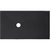 Docciabox Piatto doccia rettangolare Antracite UP Pluston ceramica Althea - Misura: 80 x 120 x H 3 cm