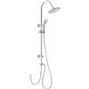 Gedy Colonna doccia a ponte Gedy acciaio inox con soffione tondo e doccetta Easy 02