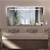 Docciabox Specchio da Bagno Rettangolare 120 x 60 cm Made Italy