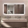Docciabox Specchio da Bagno Rettangolare 60 x 120 cm Made Italy