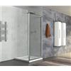 Docciabox Anta fissa in cristallo 6 mm (Opaco o Trasparente) - Misura: 80 x190h (Vetro Opaco)
