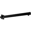 Docciabox Braccio doccia Nero Opaco quadrato con spessore 22x22 mm Lunghezza 30 cm