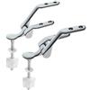 Docciabox Cerniere cromate per coprivaso CONCA