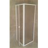 Docciabox Box doccia acrilico - 2 lati, fisso piu' battente - Misura: 90 x 90 x h185