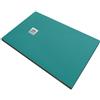 SolidStone Piatto doccia in pietra SOLIDSTONE alto 2,8 cm - Verde Vietri RAL 5021 - Misura: 80x140 x 2,8h
