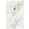 SolidStone Piatto doccia in pietra SOLIDSTONE alto 2.8cm - MARMO BIANCO CALACATTA - Misura: 80x140 x 2,8h