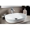 Docciabox Lavabo in ceramica ovale da appoggio Diuk