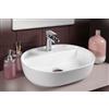 Docciabox Lavabo in ceramica ovale da appoggio Kiby