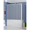 Docciabox Box in Kit Fai da Te per Vasca in PVC a Soffietto 2 Lati Apertura Angolare Simply
