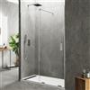 GME Box Porta Doccia Scorrevole Senza Profili Walk-in 8mm H195 Kenna Nicchia - Misura: 110 x h195 cm
