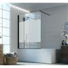 Docciabox Box Sopravasca Walk-in Vetro Serigrafato Fasciato - Misura: 117.5-120 x H 150 cm