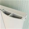 Docciabox Termoarredo Modello Alma Varie Misure H1800 Colore Bianco Opaco