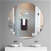 Docciabox Specchio tondo senza cornice 80 o 90 cm Design Moderno