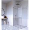 Giava Box doccia 2 lati Fisso + Scorrevole cristallo 8 mm Giava - Nice Soft Close - Reversibile - Misura: 90 x 100 x h190 cm