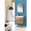 Docciabox Mobile Bagno Sospeso Colore Rovere Nabucco Oak Misura 60x190x46 cm