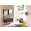 Docciabox Mobile Bagno Sospeso Colore Rovere Scuro Misura 120x190x46 cm