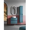 Docciabox Mobile Bagno Sospeso Niwa Colore Blu Pacifico Misura 60x46 cm