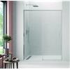 GME Box Doccia in Cristallo 6 mm Anticalcare Trasparente 1 Lato - Porta Doccia Scorrevole Soft Close - Misura: 130-135 xh195 cm