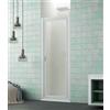 Docciabox Cabina Doccia a Nicchia in Acrilico 2.2mm con Apertura Battente Pivot Esterna ed Interna - Misura: 95 x h185 (AdattabilitÃ 90-95cm)