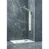 Docciabox Box Porta Doccia Scorrevole Frameless Telaio BIANCO Cristallo 8mm H 200 - Misura: 150 x h200 cm