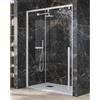 Docciabox Box Porta Doccia Scorrevole Soft Close Telaio GUN METAL Cristallo 8mm H 200 - Misura: 130 x h200 cm