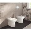 Docciabox Set Sanitari Filo Muro modello GELSO in Ceramica Bianco Lucido