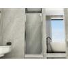 LineaDoccia Box doccia cristallo 6 mm - 1 lato, Apertura Pivotante Battente Opaco - Reversibile - Misura: 60 (57-61) x H190 cm