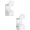 Docciabox Gedy Appendiabiti 2 Pezzi 2900 Bianco