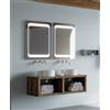 Docciabox Specchio da Bagno con Cornice Interna luminosa Modello Glowis