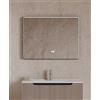 Docciabox Specchio LED Retroilluminato con Cornice Nera Modello Contour