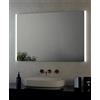 Docciabox Specchio Rettangolare LED con Luci Laterali Modello Silver