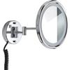 Docciabox Gedy Specchio Ingranditore da Muro 3x con Led Sarah Cromo