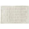 Docciabox Gedy Tappeto Tile 65x120 cm Bianco