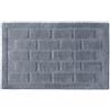 Docciabox Gedy Tappeto Tile 65x120 cm Grigio
