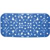 Docciabox Gedy Tappeto Antiscivolo Vasca Margherita 35x72 cm Azzurro Trasparente