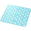 Docciabox Gedy Tappeto Antiscivolo Doccia Cuore 55x55 cm Azzurro