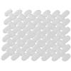 Docciabox Gedy Tappeto Antiscivolo Lavello 26x26 cm Bricks Bianco