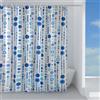Docciabox Gedy Tenda Doccia in Tessuto Frizz 120x200 cm Blu