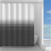 Docciabox Gedy Tenda Doccia in Tessuto Ipnosi 180x200 cm Bianco-nero