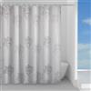 Docciabox Gedy Tenda Doccia in Tessuto Parfume 180x200 cm Bianco-nero