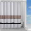Docciabox Gedy Tenda Doccia in Tessuto Living 180x200 cm Beige-bianco-nero