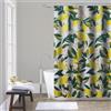 Docciabox Gedy Tenda Doccia in Tessuto Lemon 120x200 cm Bianco-giallo-verde