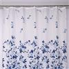 Docciabox Gedy Tenda Doccia in Tessuto Lulet 120x200 cm Bianco-blu