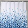 Docciabox Gedy Tenda Doccia in Tessuto Dotty 120x200 cm Bianco-azzurro-blu