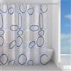 Docciabox Gedy Tenda Doccia in Peva Ciotoli 180x200 cm Azzurro