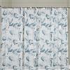 Docciabox Gedy Tenda Doccia in Peva Hojas 180x200 cm Bianco-azzurro