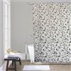 Docciabox Gedy Tenda Doccia in Peva Corinzia 180x200 cm Bianco-nero